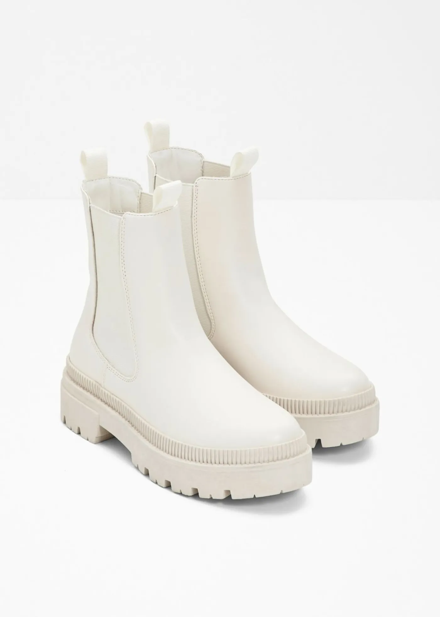 bonprix bonprix Botas Chelsea con suela perfilada blanco perla Best