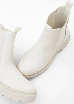 bonprix bonprix Botas Chelsea con suela perfilada blanco perla Best