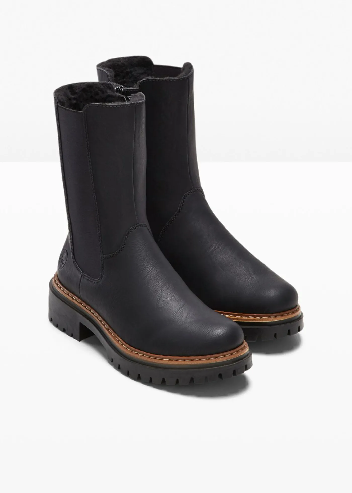 bonprix Rieker Botas Chelsea de Rieker Negro Sale