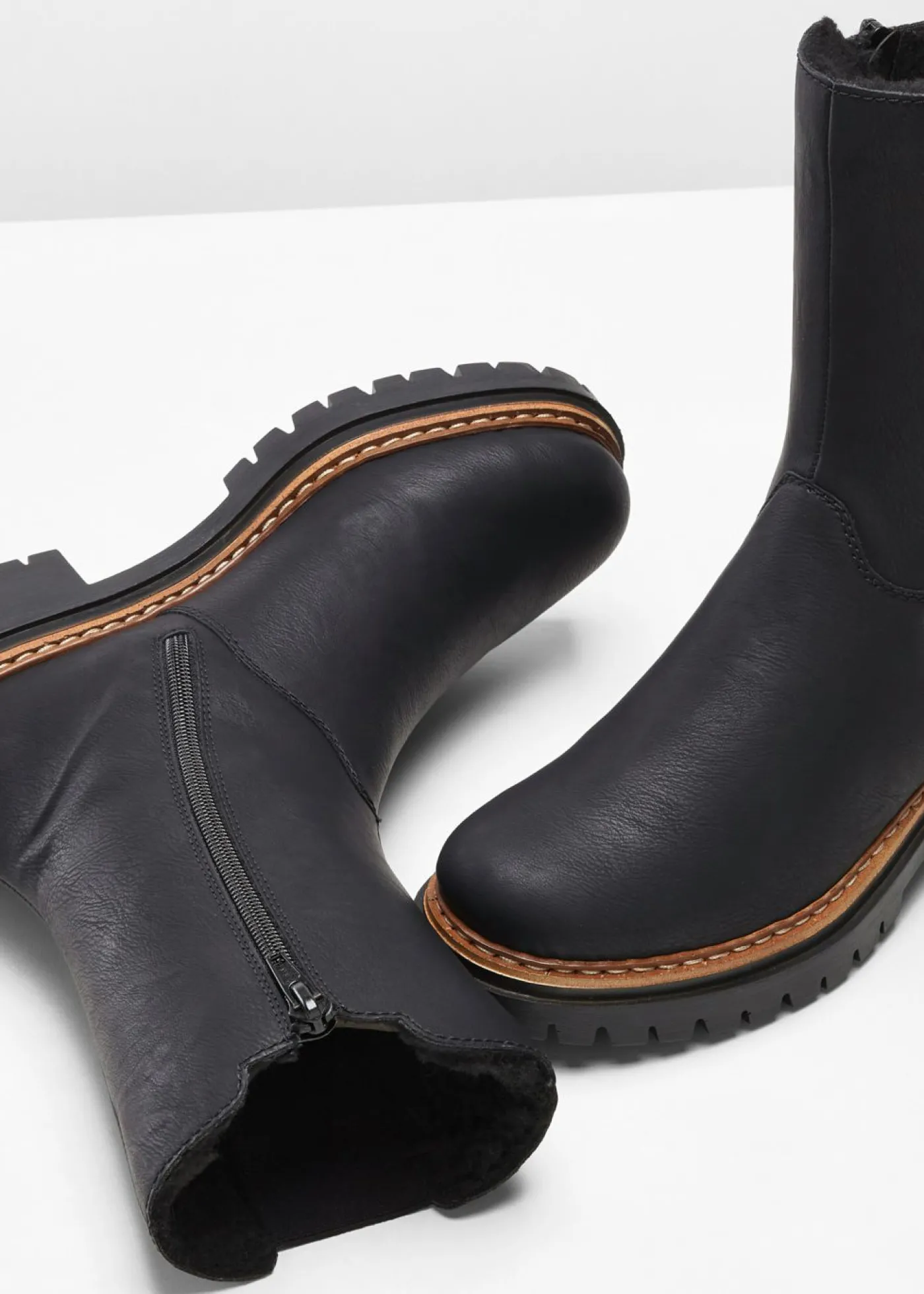 bonprix Rieker Botas Chelsea de Rieker Negro Sale