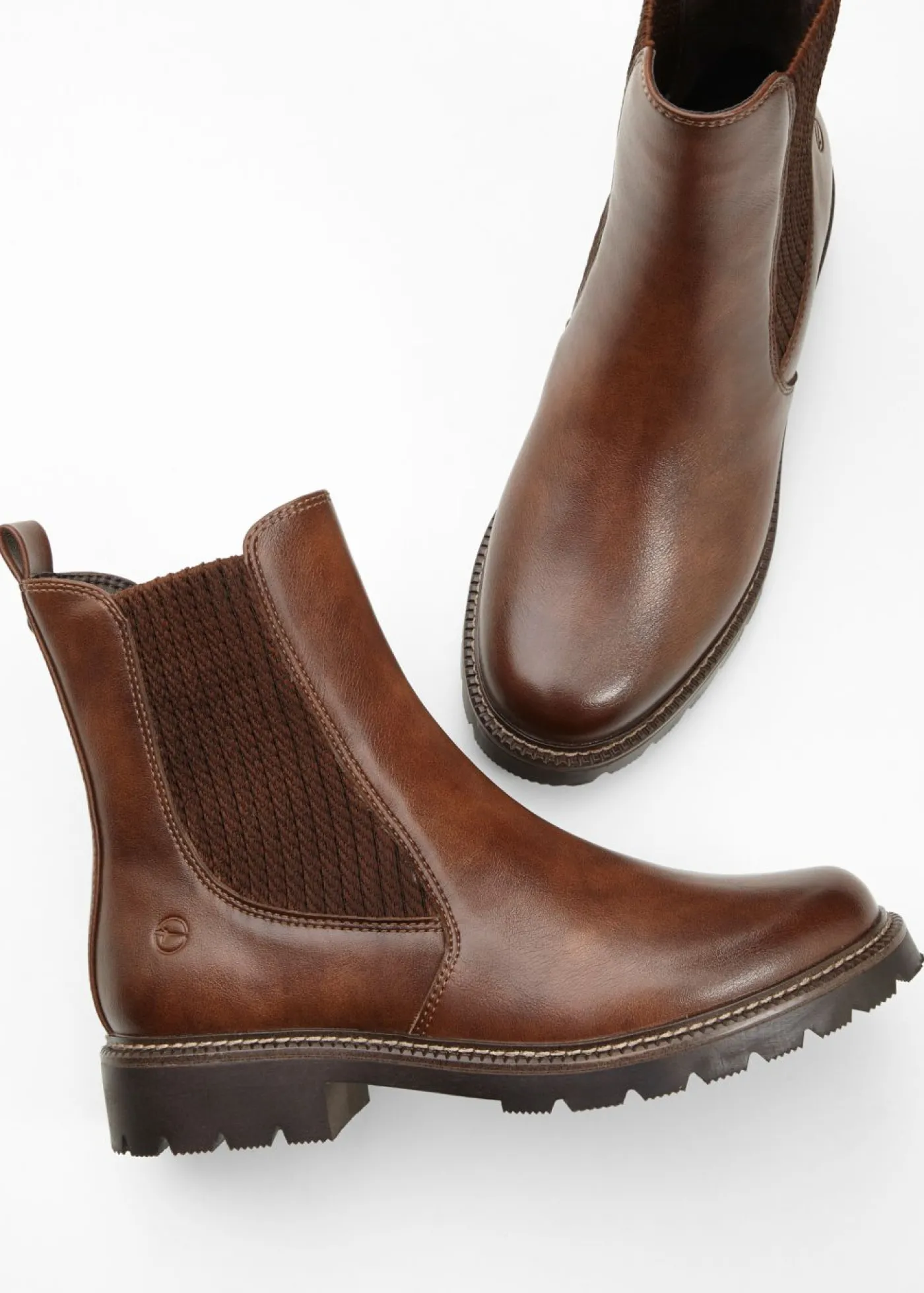 bonprix Tamaris Botas chelsea de Tamaris marrón Online