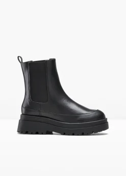 bonprix bonprix Botas Chelsea en suela perfilada Negro Online