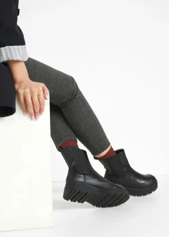 bonprix bonprix Botas Chelsea en suela perfilada Negro Online