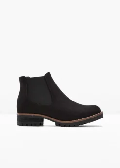 bonprix bonprix Botas Chelsea en suela perfilada Negro Outlet