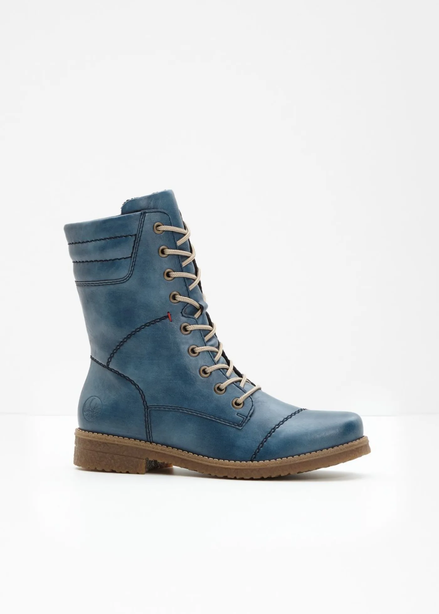 bonprix Rieker Botas con cordones de Rieker Azul Discount