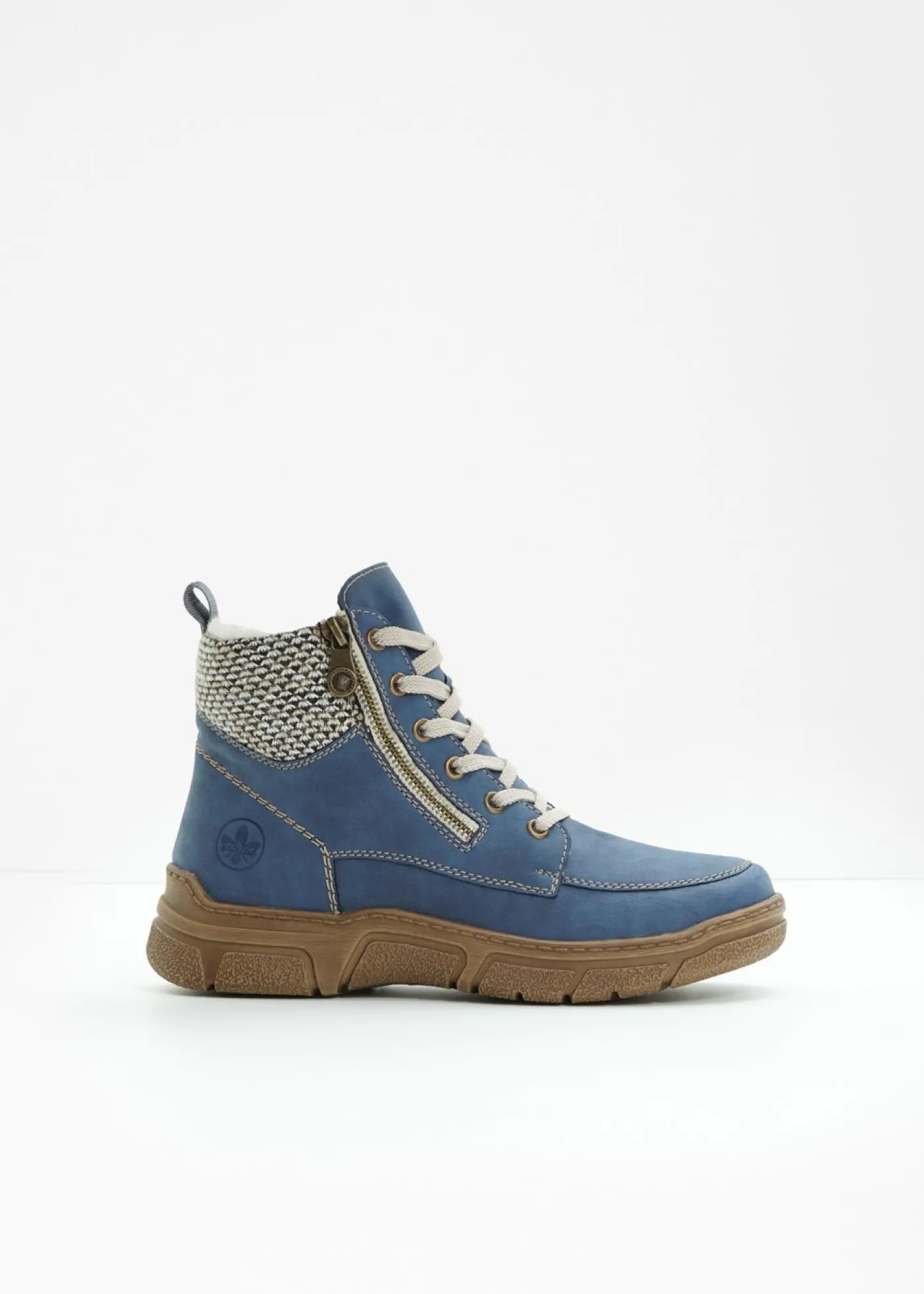 bonprix Rieker Botas con cordones de Rieker Azul Online