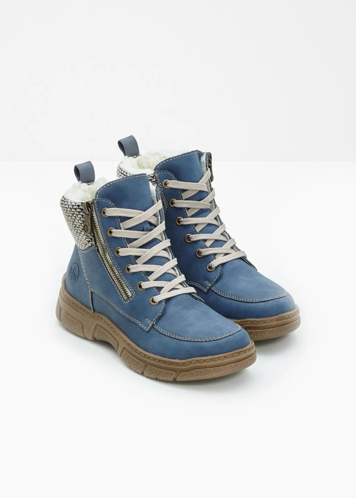 bonprix Rieker Botas con cordones de Rieker Azul Online