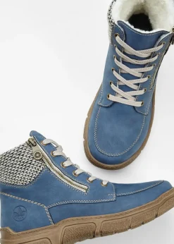 bonprix Rieker Botas con cordones de Rieker Azul Online