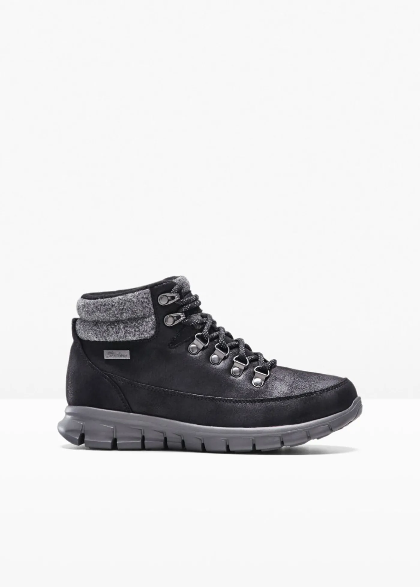 bonprix Skechers Botas con cordones de Skechers Negro New