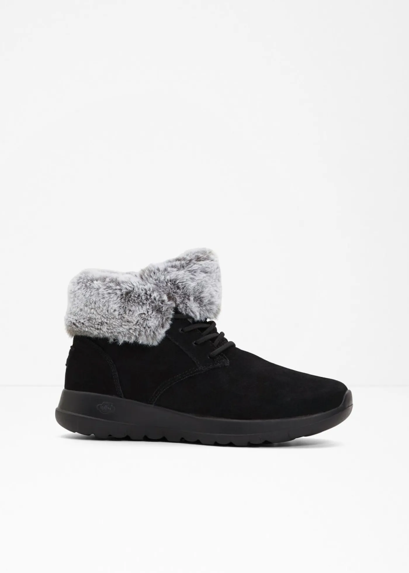 bonprix Skechers Botas con cordones de Skechers Negro Discount