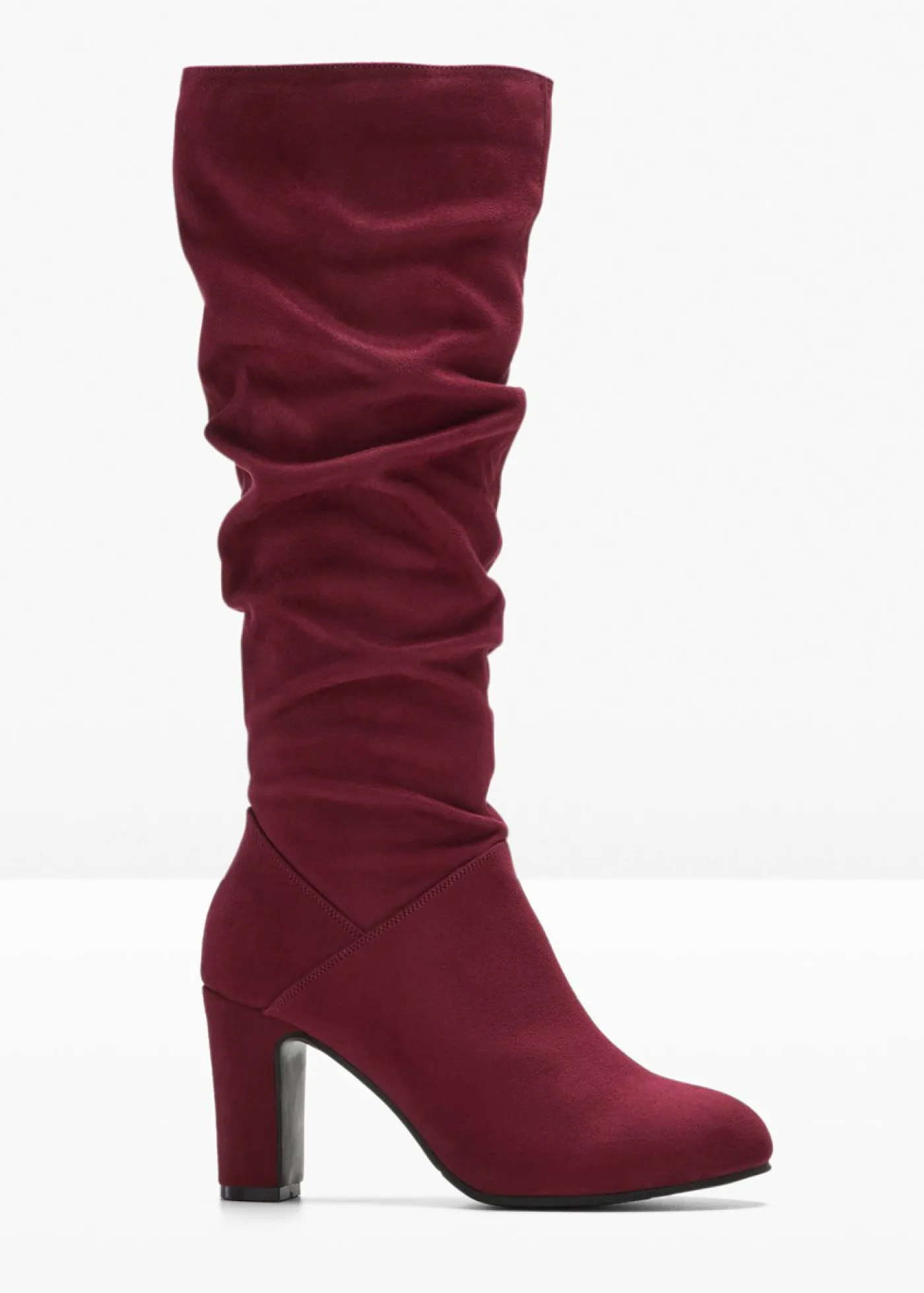 bonprix bonprix Botas con fruncido rojo avellana Best