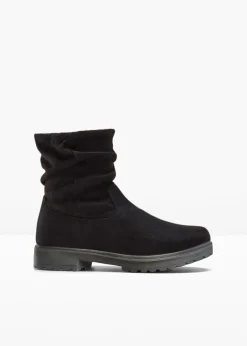 bonprix bonprix Botas con fruncido Negro Discount