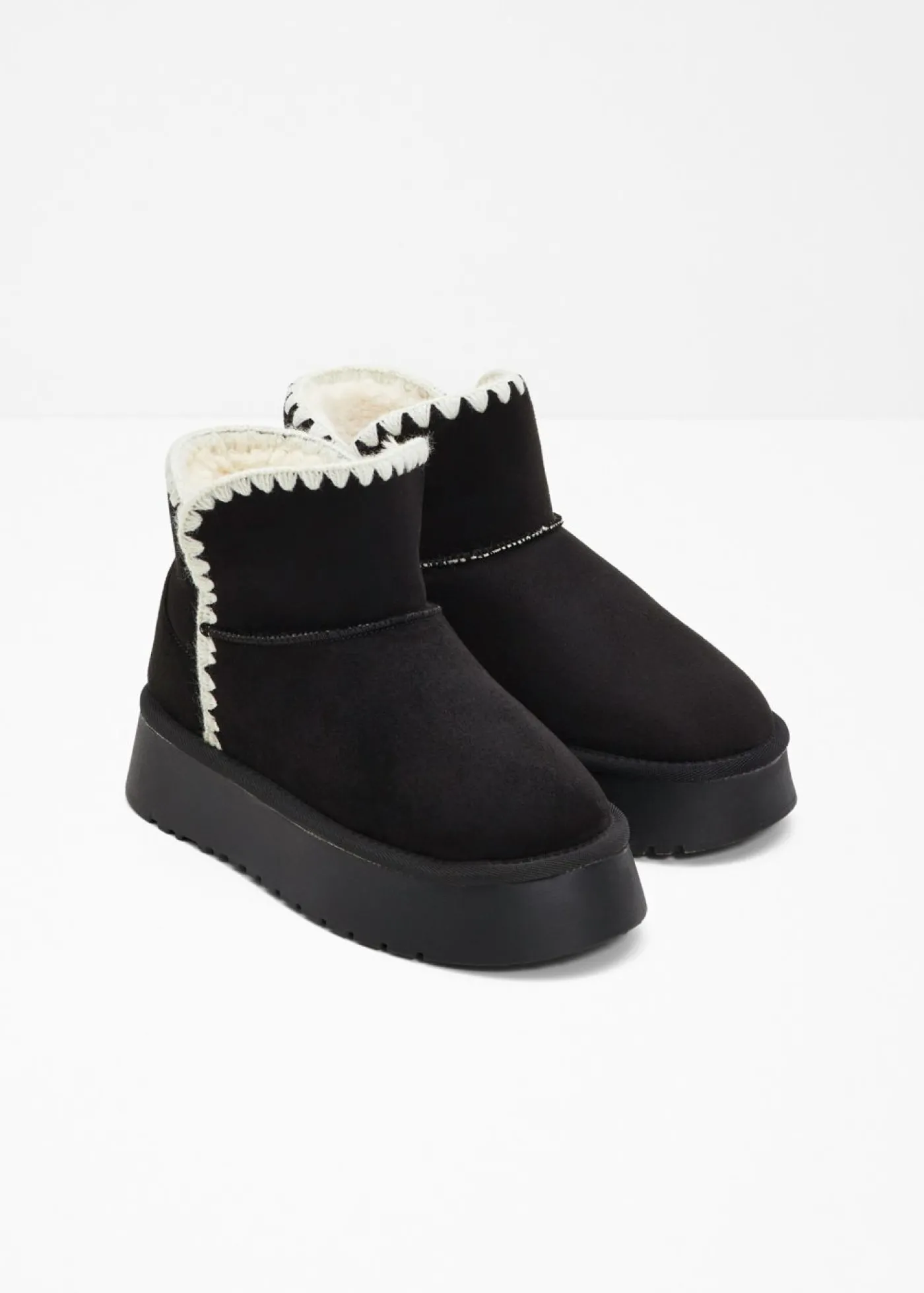 bonprix bonprix Botas con plataforma Negro Discount