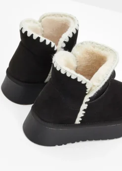 bonprix bonprix Botas con plataforma Negro Discount