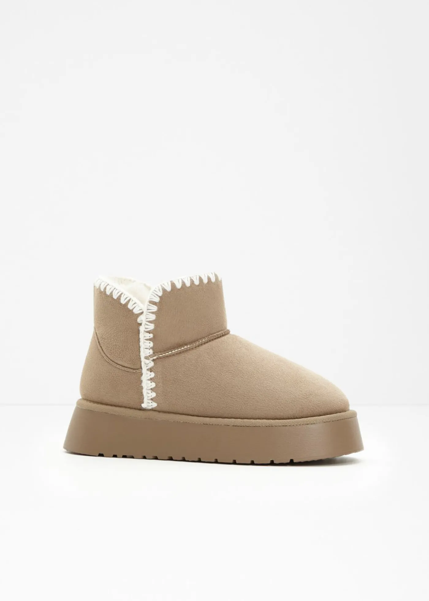 bonprix bonprix Botas con plataforma Caqui claro Clearance