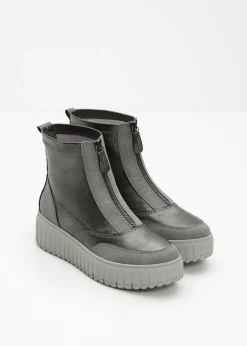 bonprix Jana Botas con plataforma de Jana gris metálico New