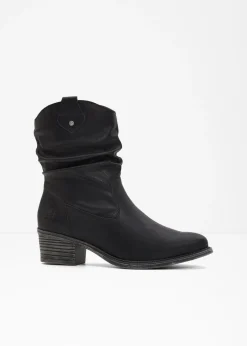 bonprix Rieker Botas cowboy cómodas y forradas de Rieker Negro