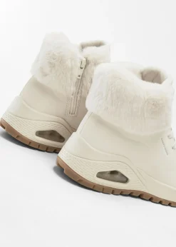 bonprix Skechers Botas de cordones Skechers con espuma viscoelástica Arena claro Sale