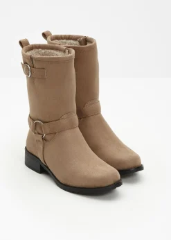 bonprix bonprix Botas moteras oliva pálido Sale