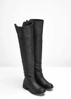 bonprix bonprix Botas por encima de la rodilla Negro Clearance