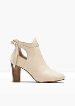 bonprix bonprix Botines con aberturas Beige