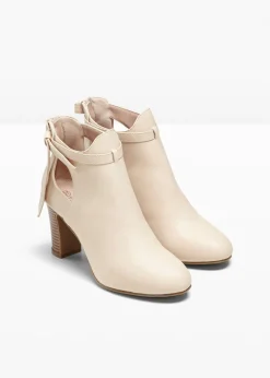 bonprix bonprix Botines con aberturas Beige