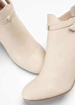 bonprix bonprix Botines con aberturas Beige