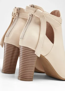 bonprix bonprix Botines con aberturas Beige