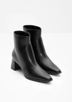 bonprix bonprix Botines con tacón grueso Negro New