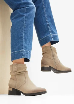 bonprix Jana Botines cowboy taupe New