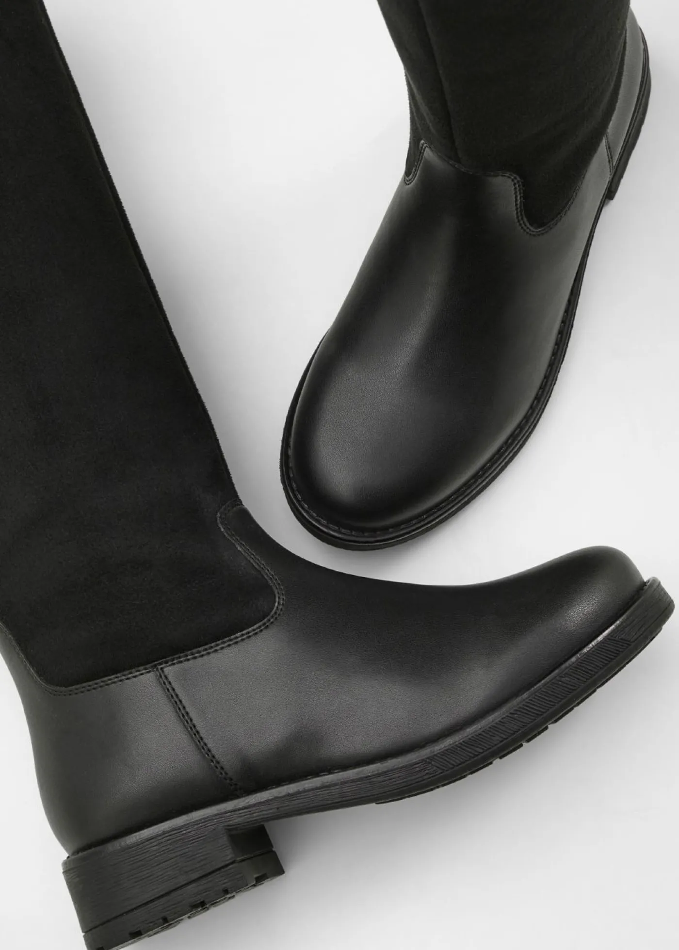 bonprix bonprix Botines de caña ancha Negro Clearance