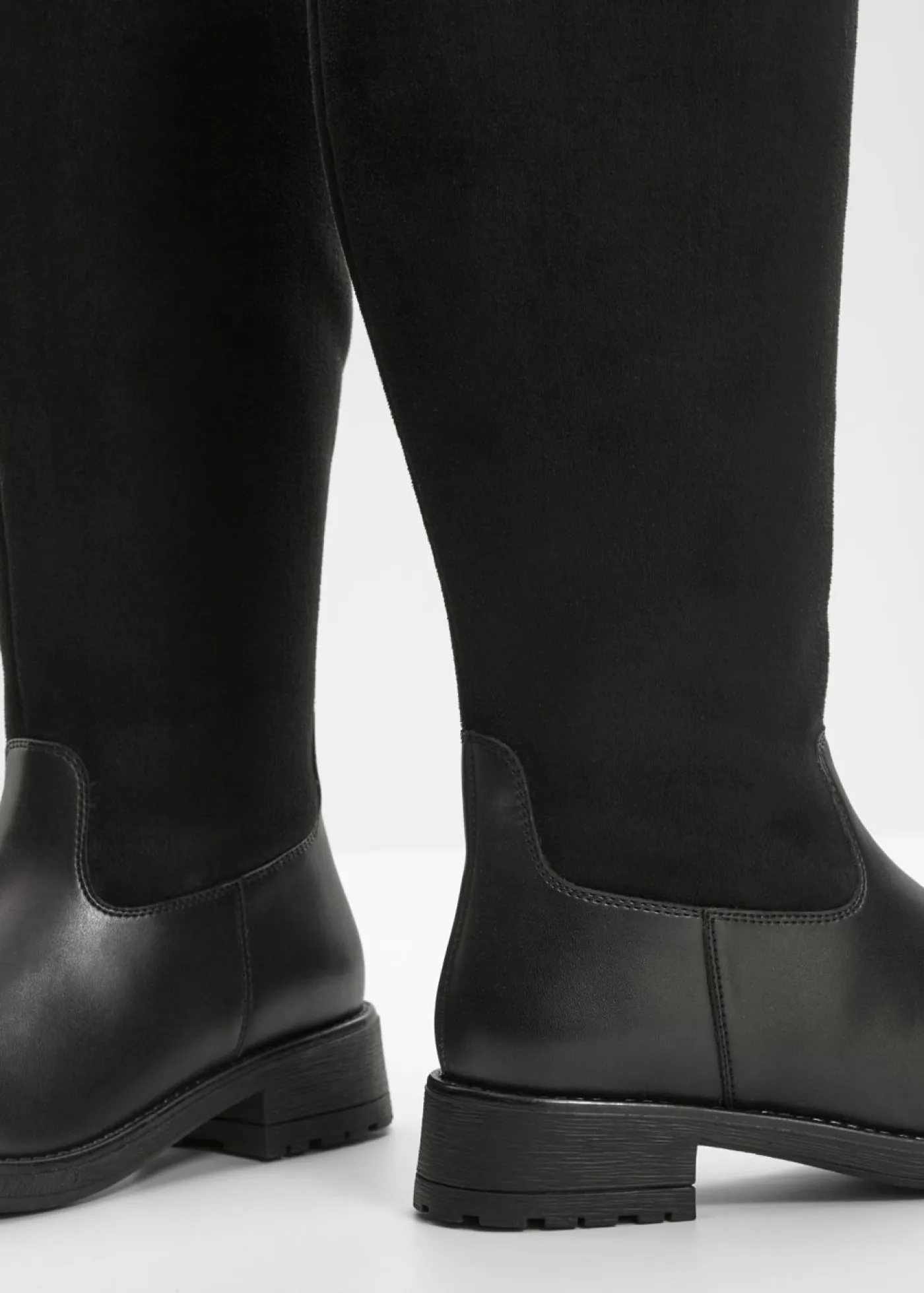 bonprix bonprix Botines de caña ancha Negro Clearance
