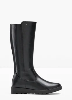 bonprix bonprix Botines de caña ancha Negro Outlet