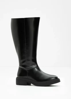 bonprix bonprix Botines de caña ancha Negro