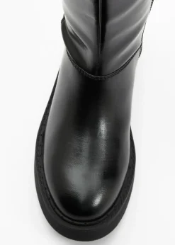 bonprix bonprix Botines de caña ancha Negro