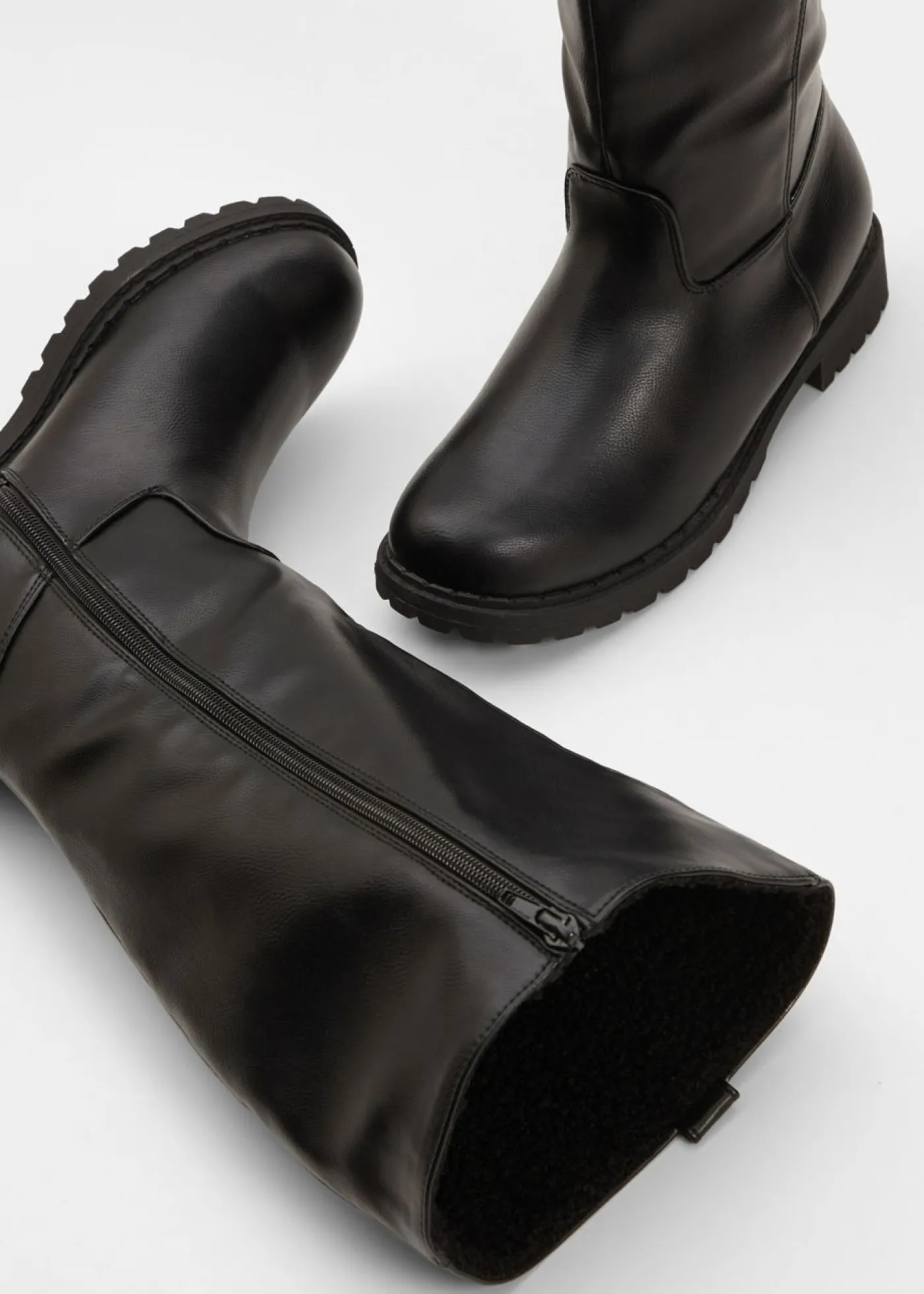 bonprix bonprix Botines de caña ancha Negro Sale