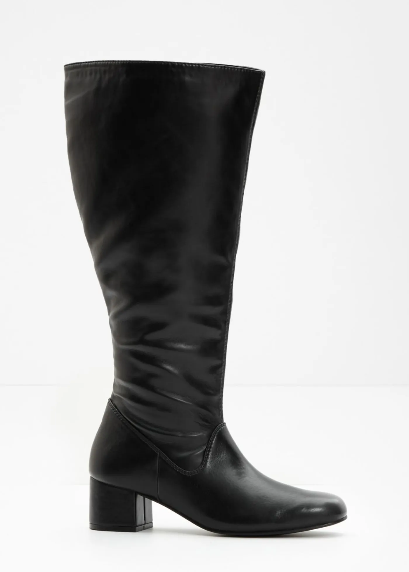 bonprix bonprix Botines de caña ancha Negro New