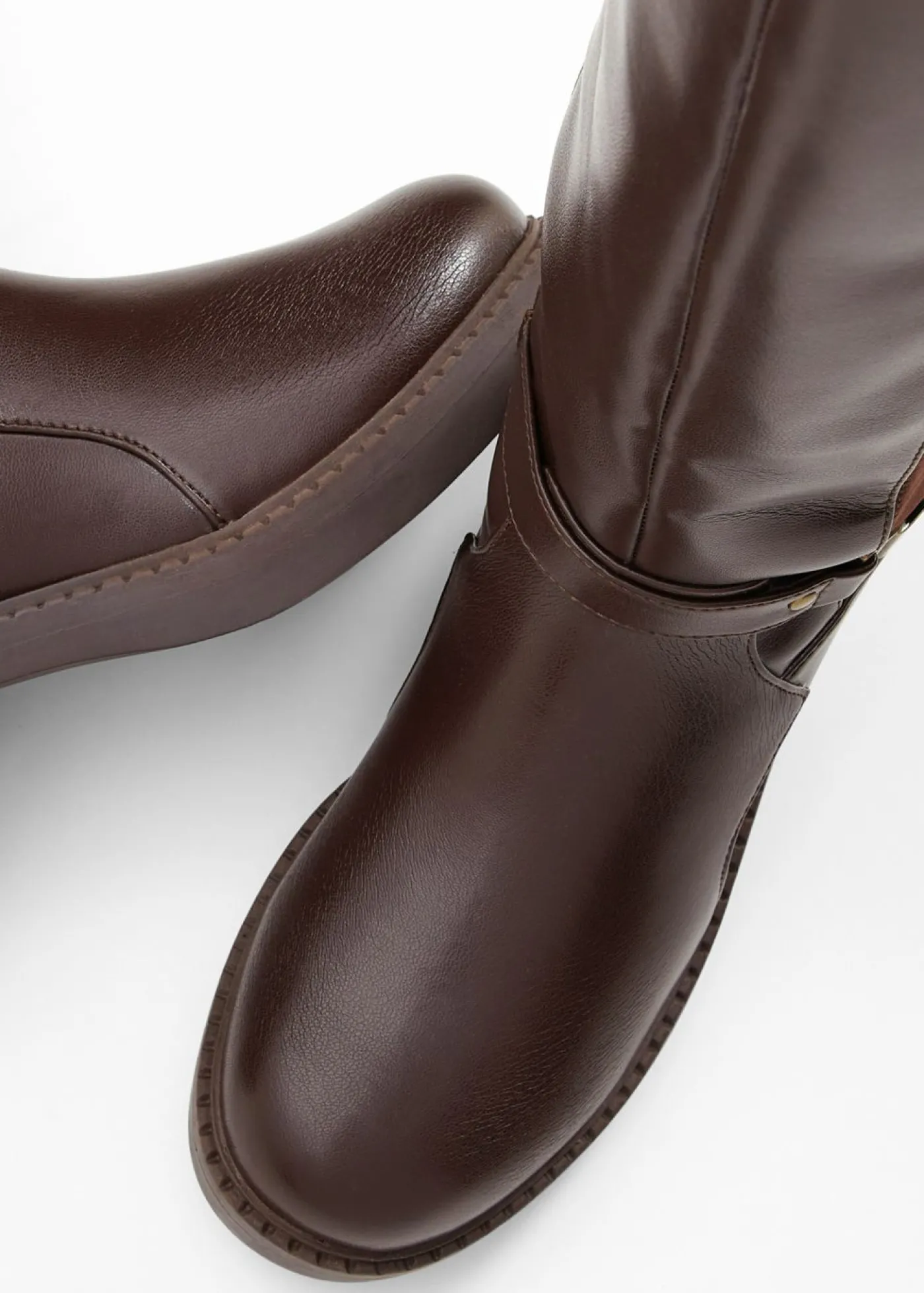 bonprix bonprix Botines de caña ancha Marrón oscuro Clearance