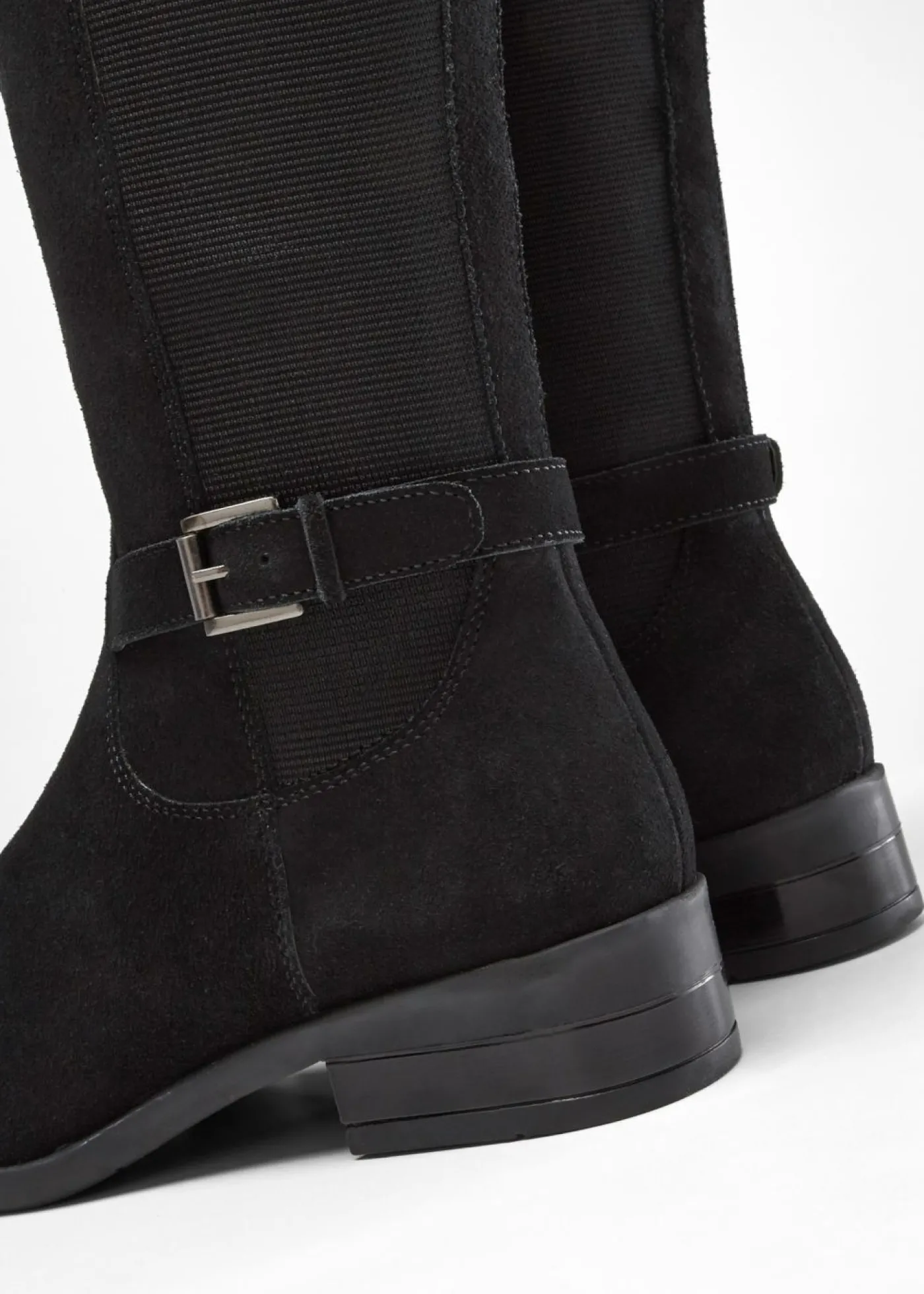 bonprix bonprix Botines de caña ancha de cuero Negro Best