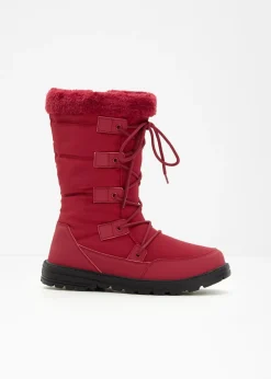 bonprix bonprix Botines de cordones Rojo New