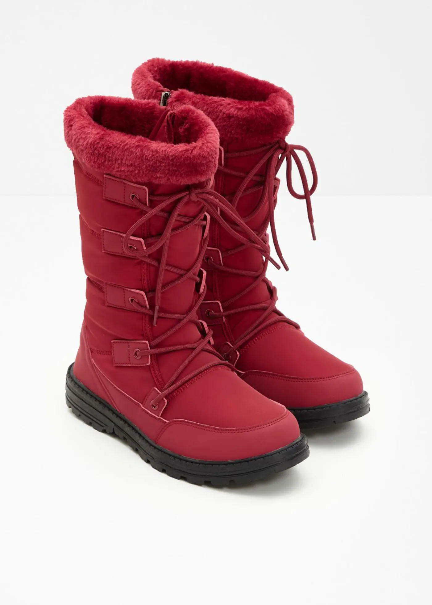 bonprix bonprix Botines de cordones Rojo New