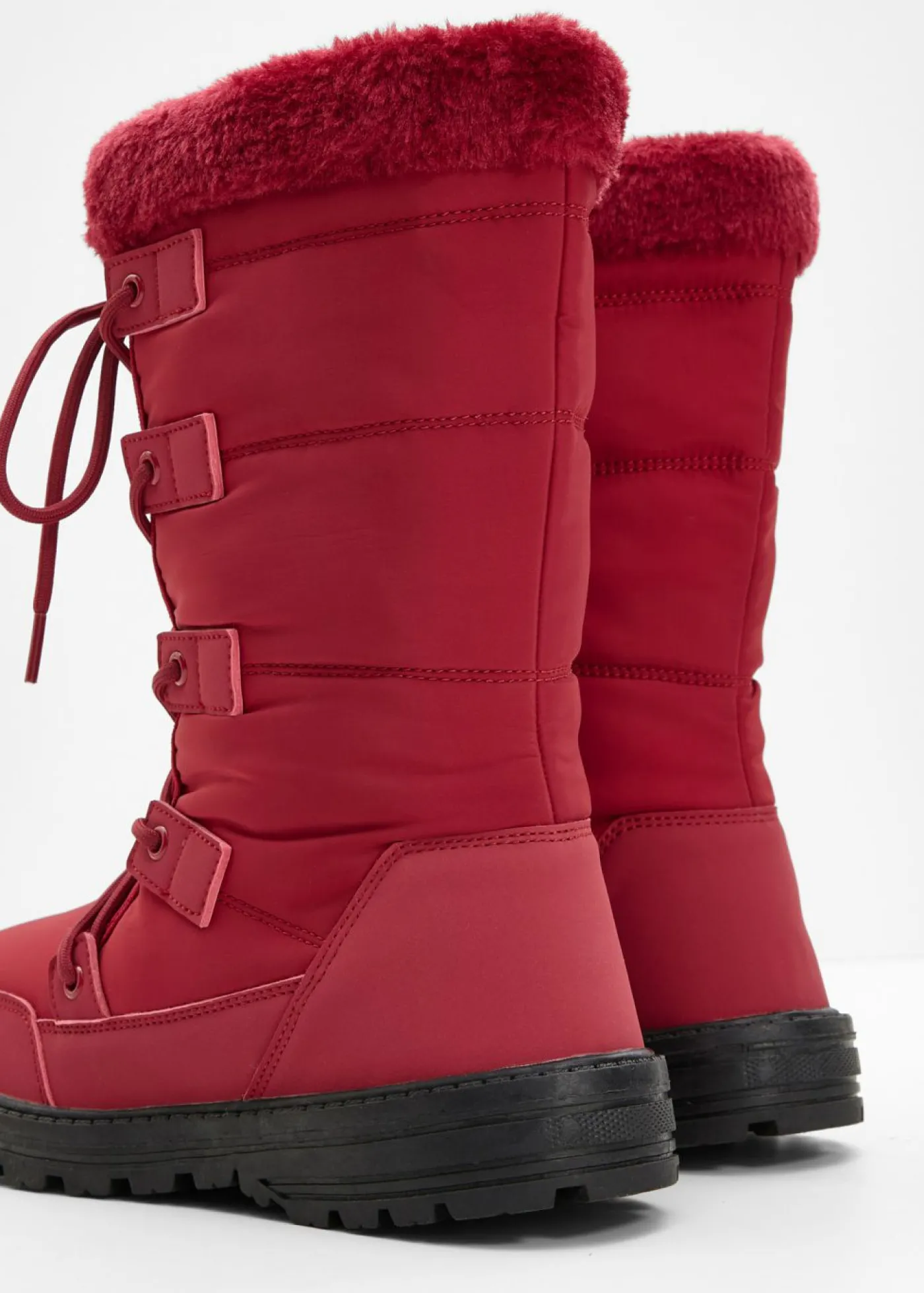bonprix bonprix Botines de cordones Rojo New