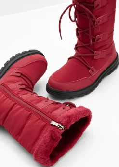 bonprix bonprix Botines de cordones Rojo New