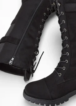 bonprix bonprix Botines de cordones Negro Hot