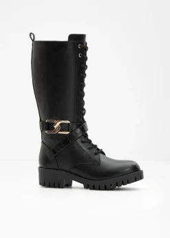 bonprix bonprix Botines de cordones Negro Online
