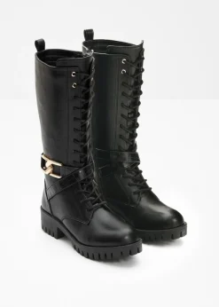 bonprix bonprix Botines de cordones Negro Online