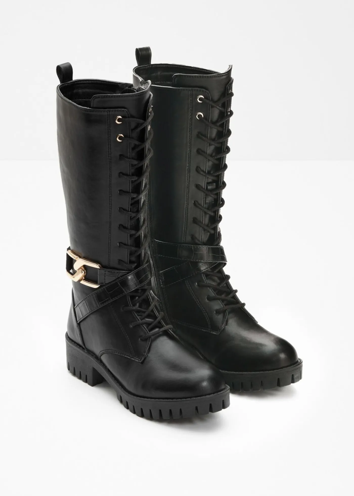bonprix bonprix Botines de cordones Negro Online