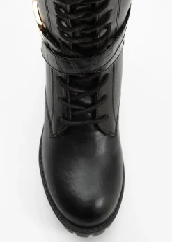 bonprix bonprix Botines de cordones Negro Online