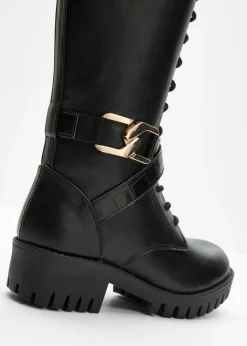 bonprix bonprix Botines de cordones Negro Online