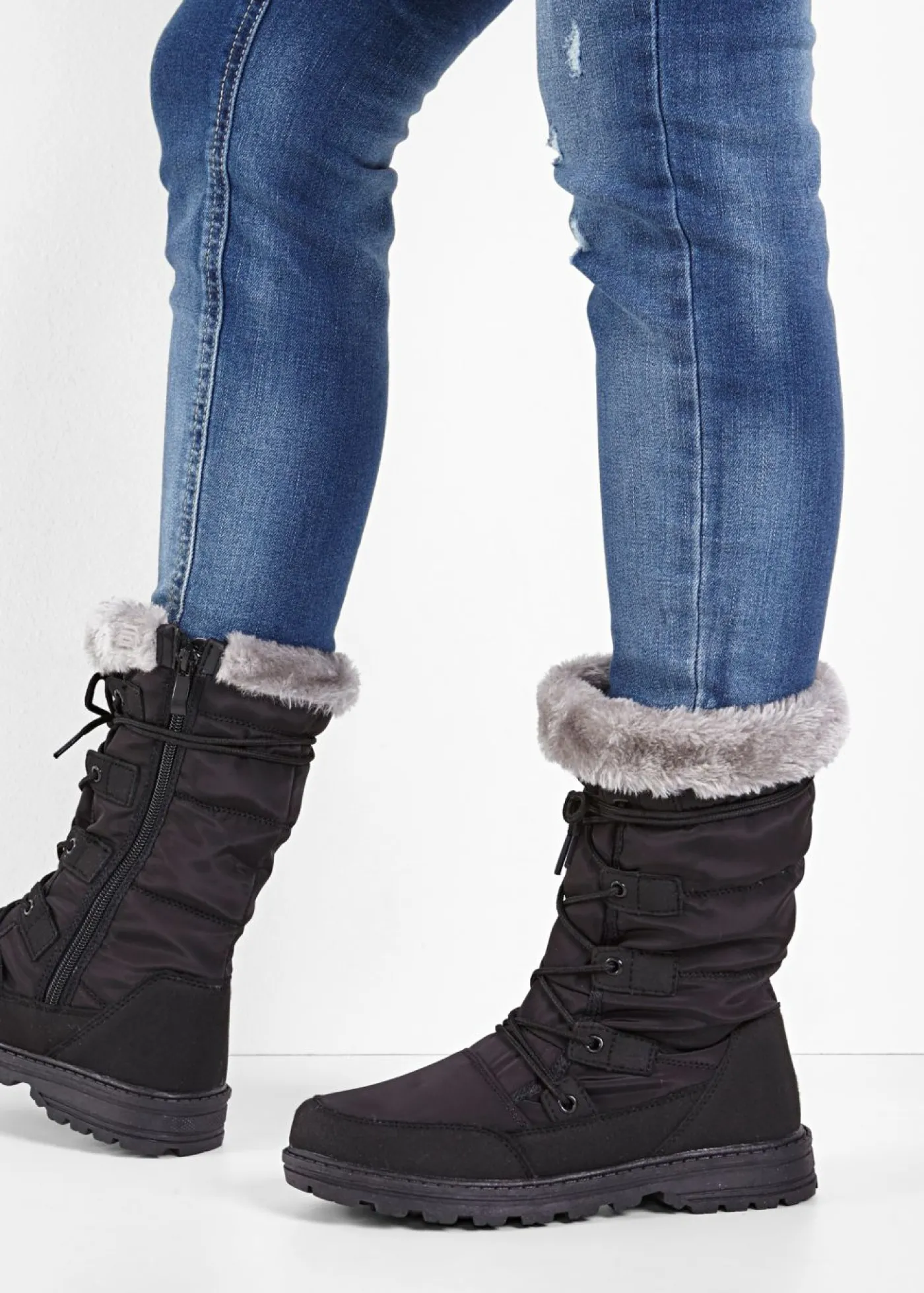 bonprix bonprix Botines de cordones Negro Sale